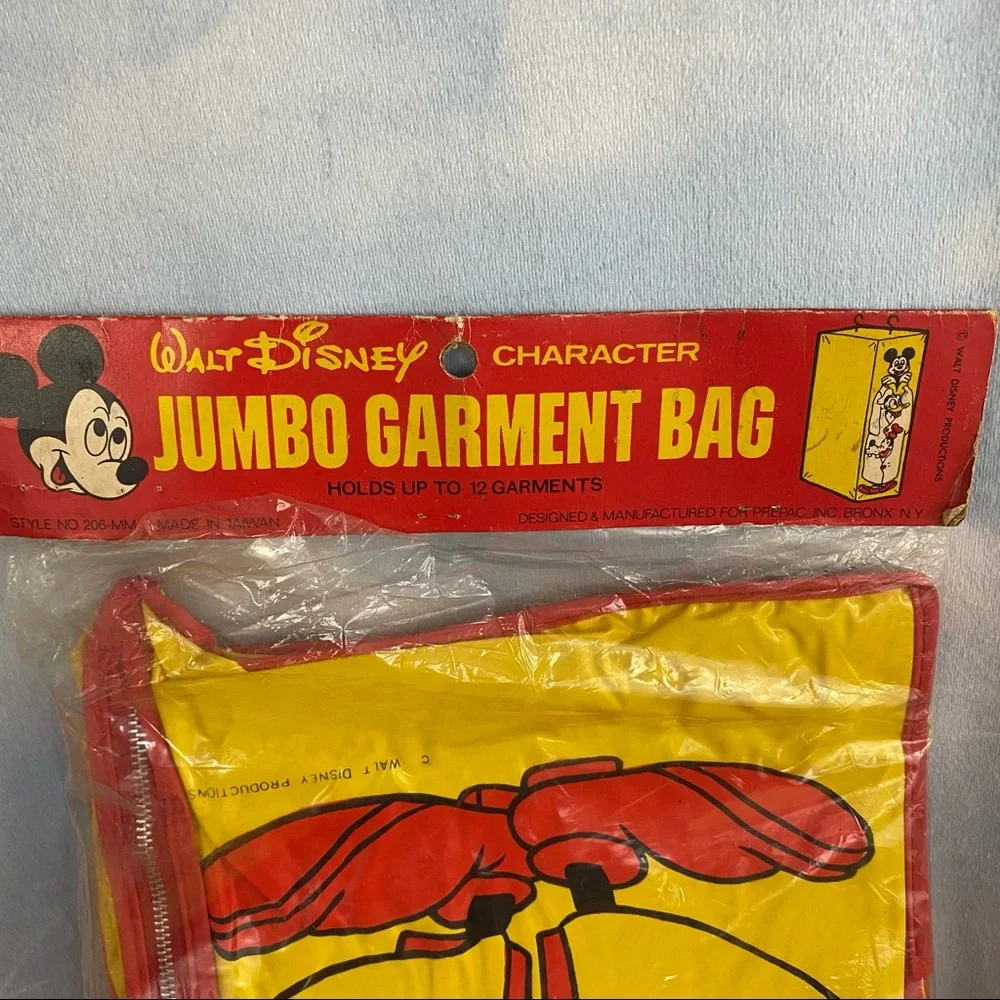 Vintage Disney Mickey Goofy Garment Bag